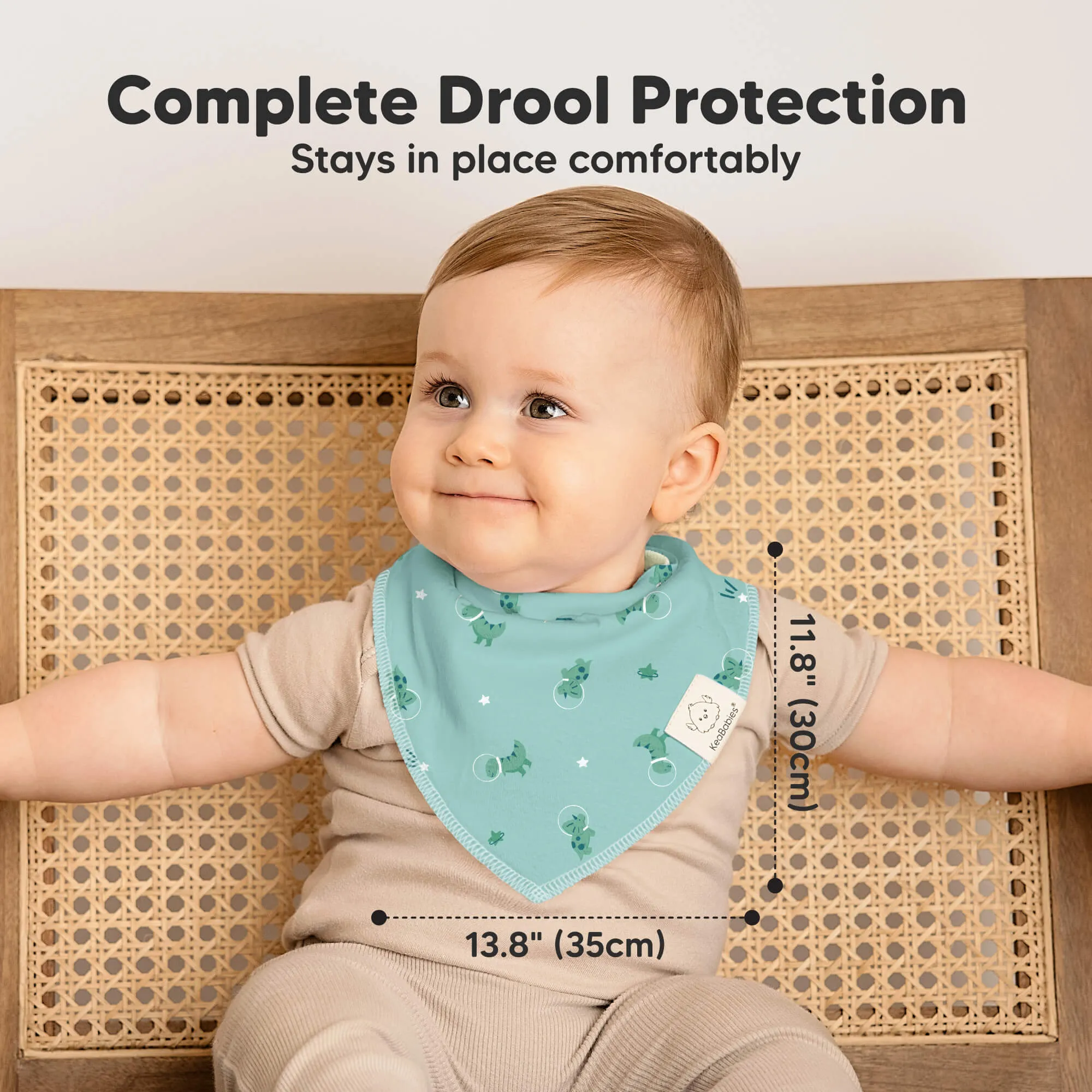 10-Pack Organic Bandana Bibs (Cosmo)