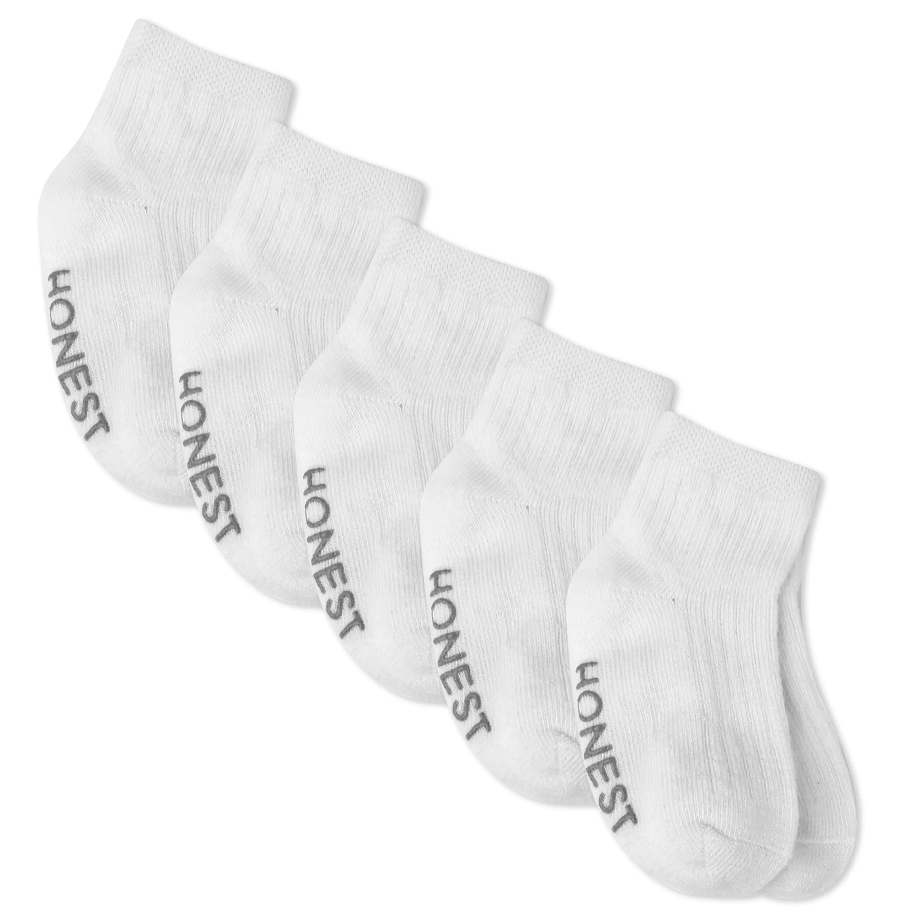 10-Pack Organic Cotton Short Sleeve Bodysuit & Sock Bundle