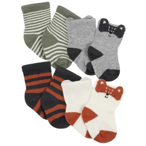 4-Pack Baby Boys Camping Wiggle Proof® Socks