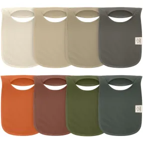 8-Pack Baby Bibs for Boys, Girls - Pullover Bibs for Baby Girl, Baby Boy, Baby Girl Bib, Baby Boy Bibs, Baby Bandana Bibs,Baby Bibs For Drooling And Teething,Infant Bibs,Newborn (Brick) Brick
