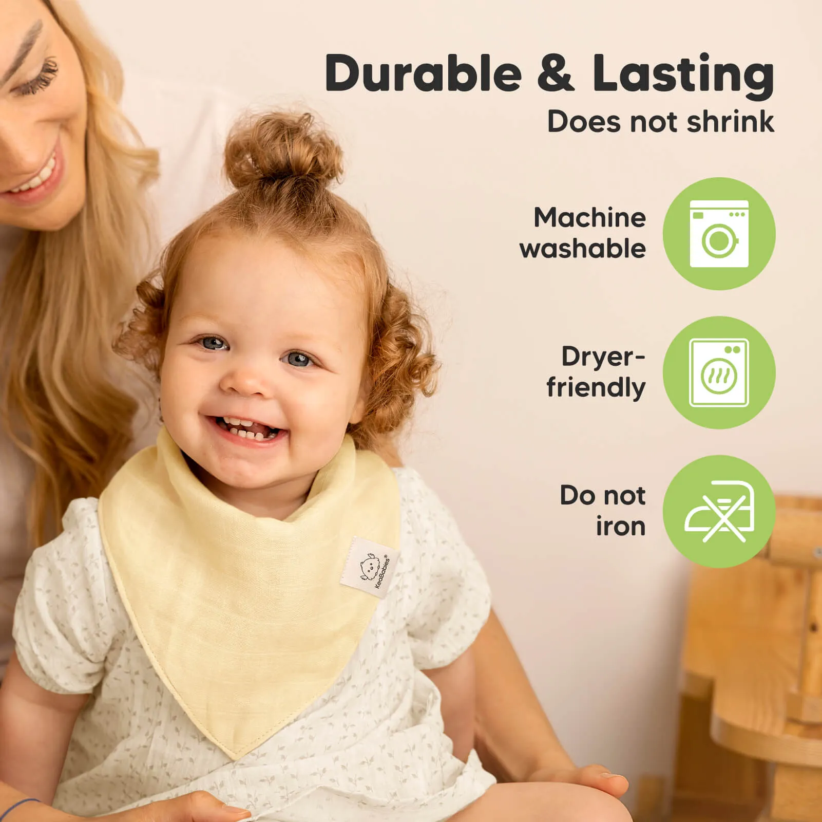 8-Pack Lumi Muslin Bandana Bibs (Mirage)