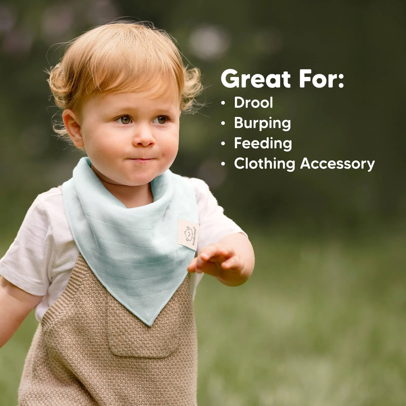 8-Pack Lumi Muslin Bandana Bibs (Mirage)
