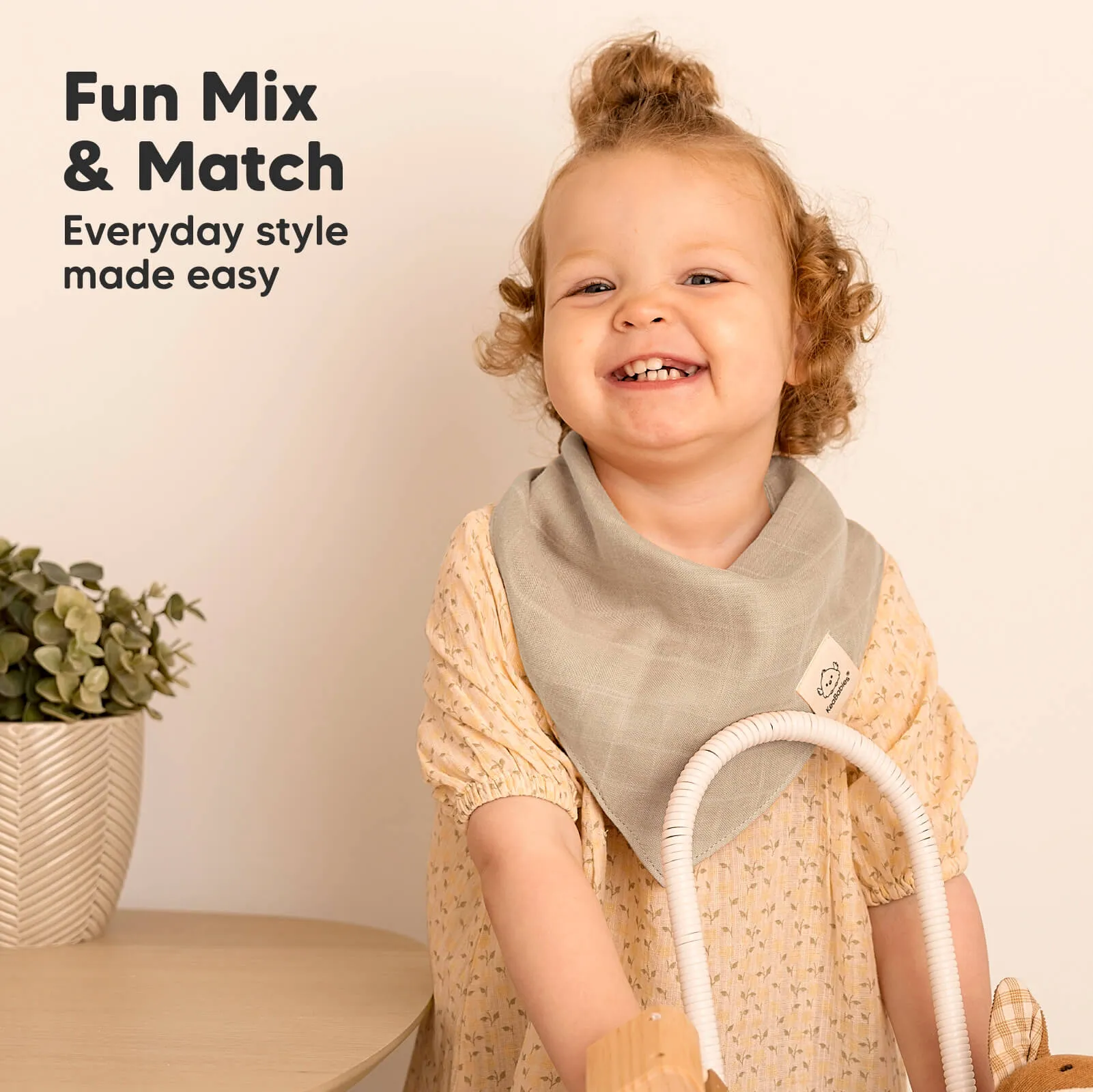 8-Pack Lumi Muslin Bandana Bibs (Mirage)