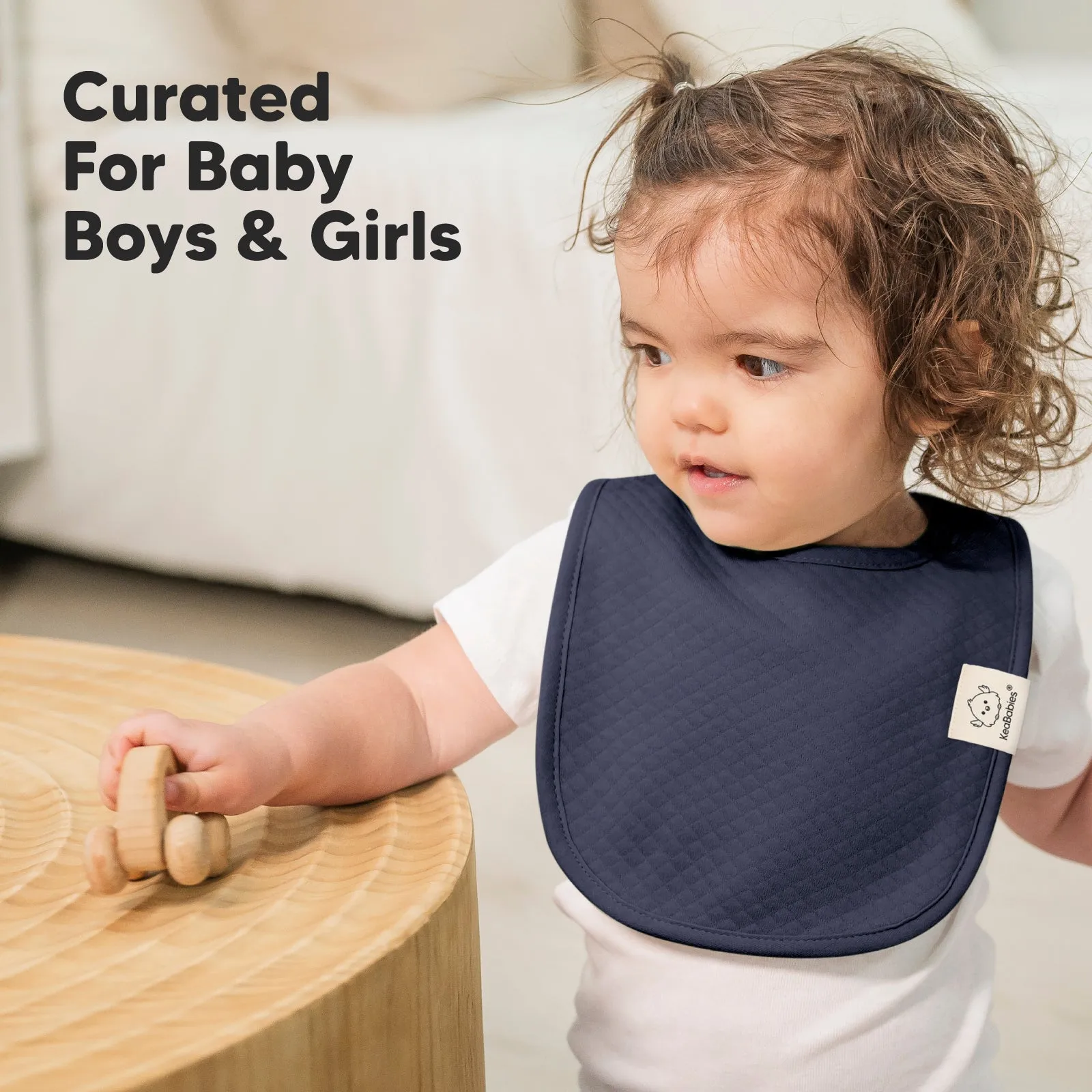 8-Pack Urban Quin Drool Bibs (Hunter)