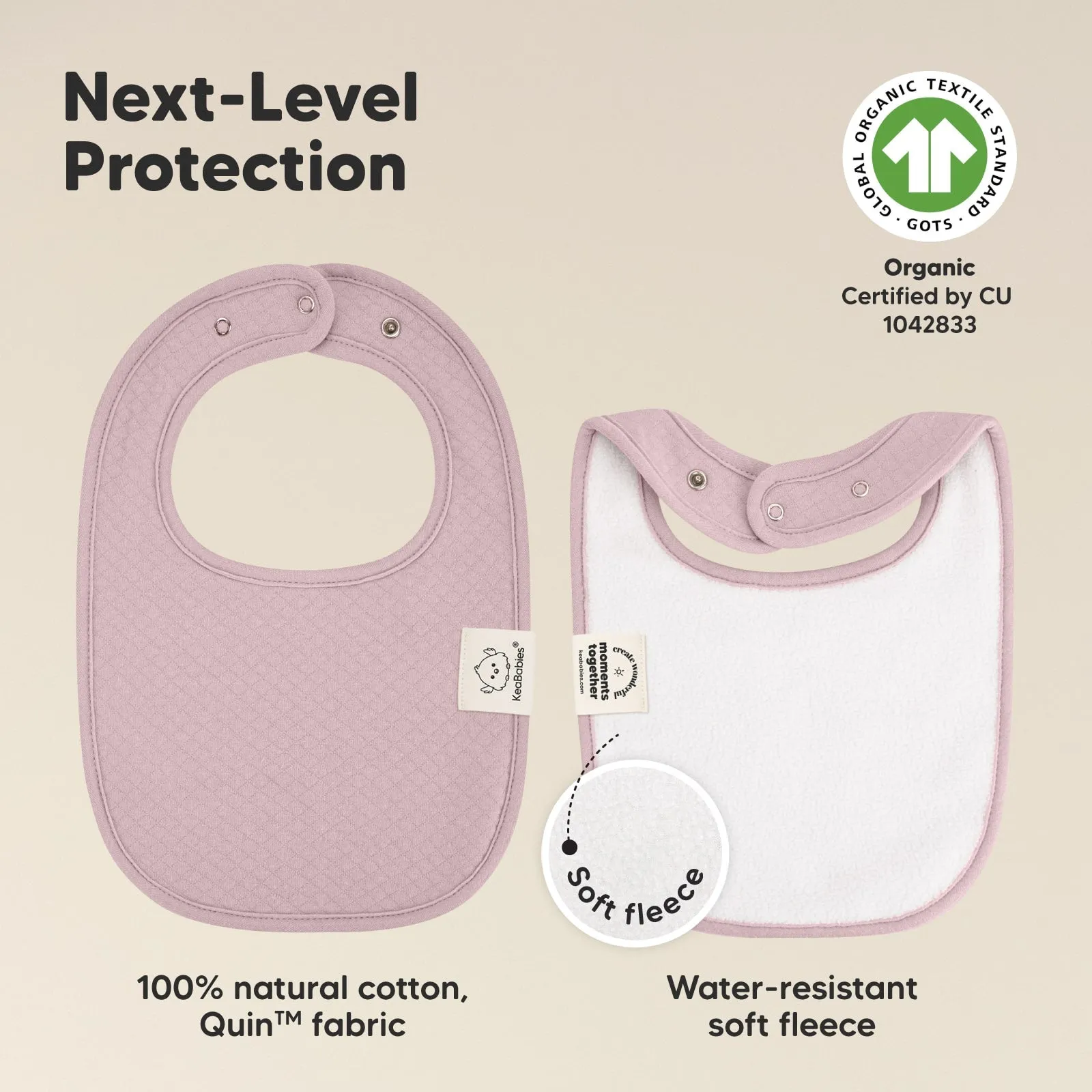 8-Pack Urban Quin Drool Bibs