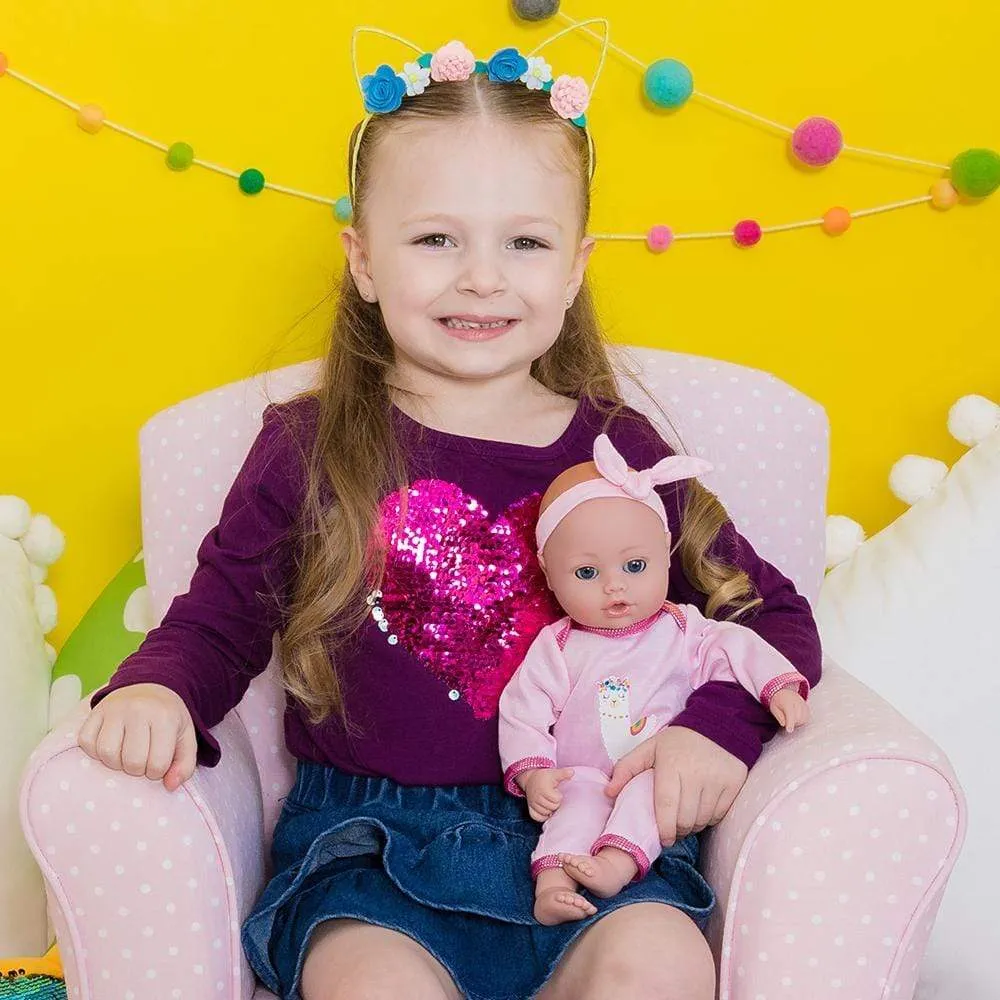Adora PlayTime Llama Pajamas Baby Doll, Doll Clothes & Accessories Set