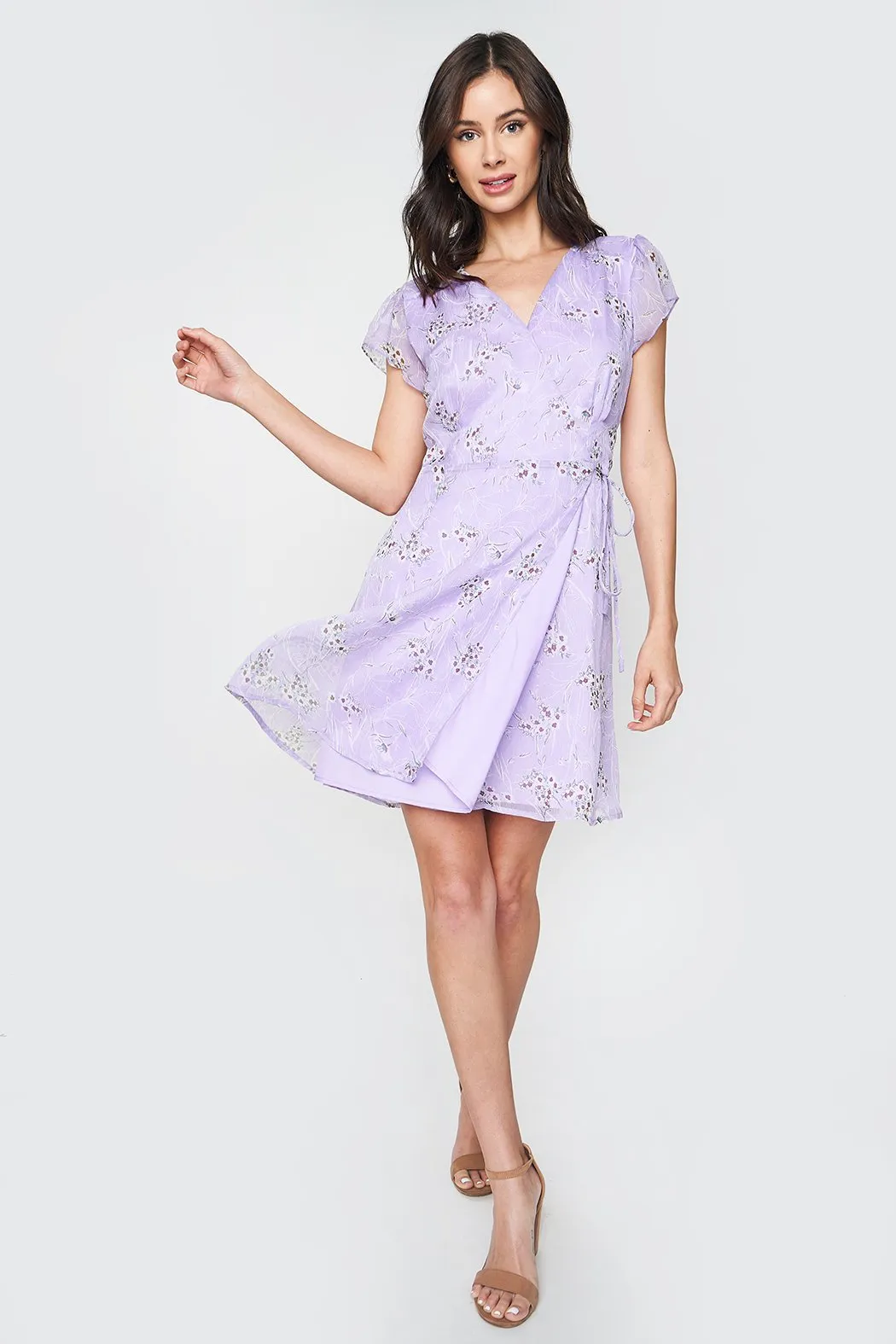 Aliyah Floral Wrap Dress