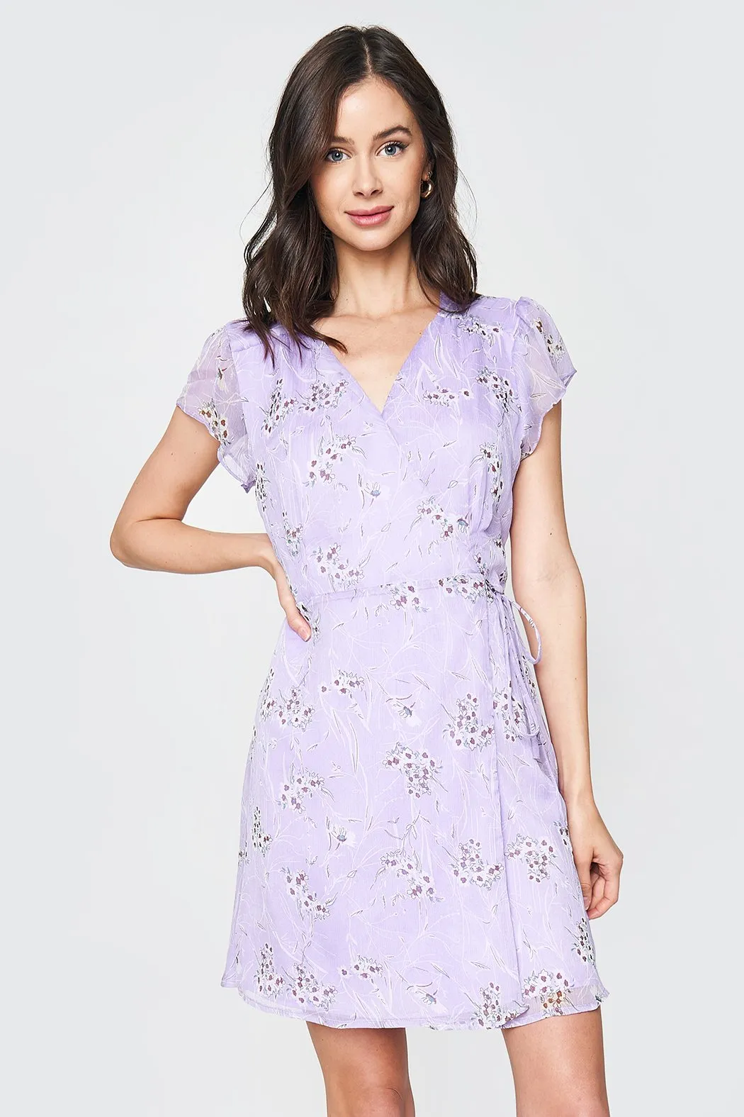 Aliyah Floral Wrap Dress