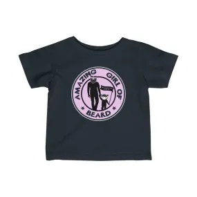 Amazing Girl of Beard Black Baby Infant T-Shirt