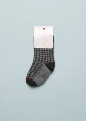 ARNAU HERRINGBONE SOCKS - ANTHRACITE