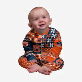 Auburn Tigers Infant Busy Block Family Holiday Pajamas