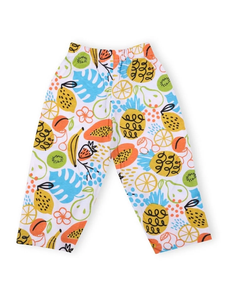 Baby and Kids Pajama Nightsuit Set - Sweet Tropical