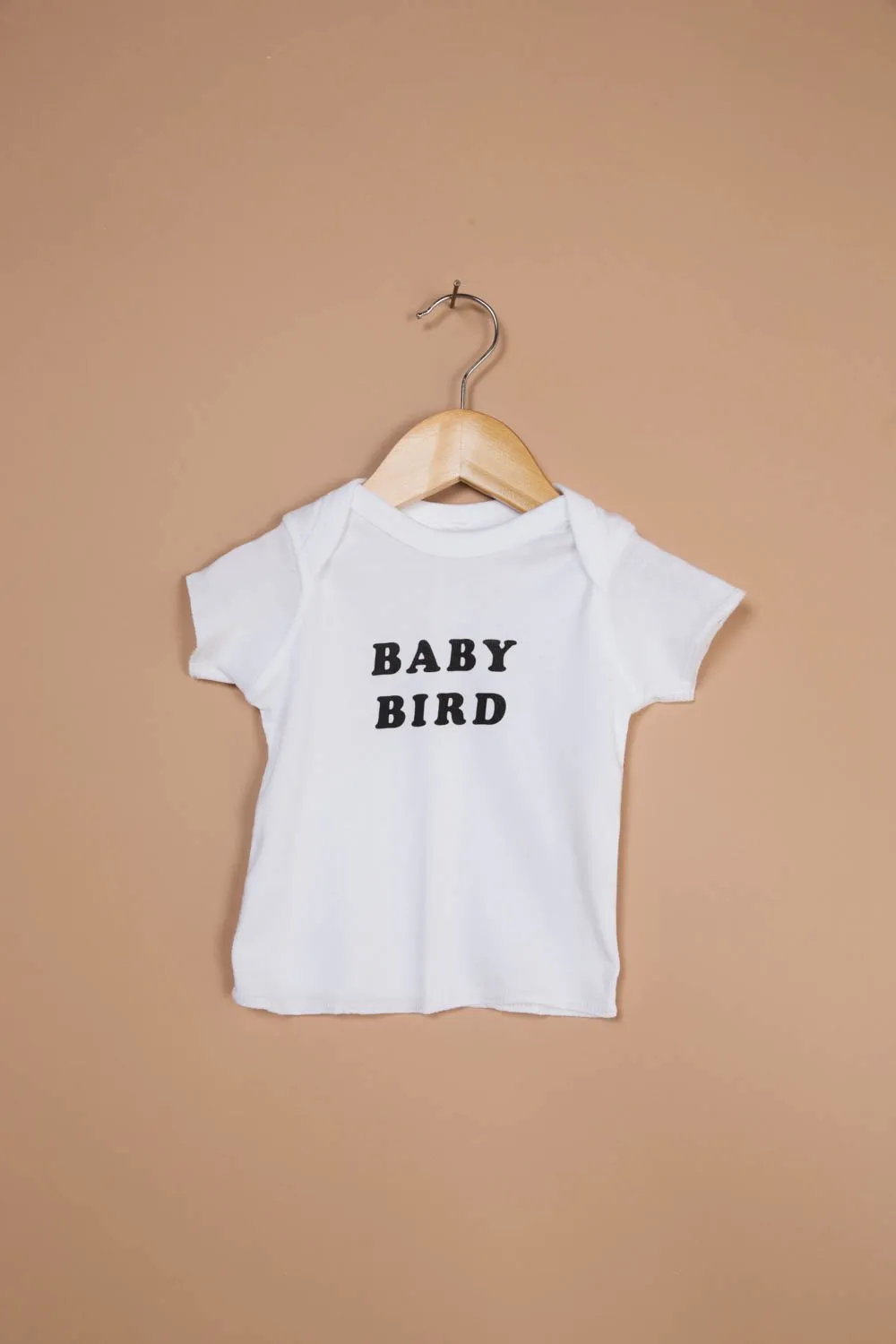 Baby bird t-shirt white The bee & the fox