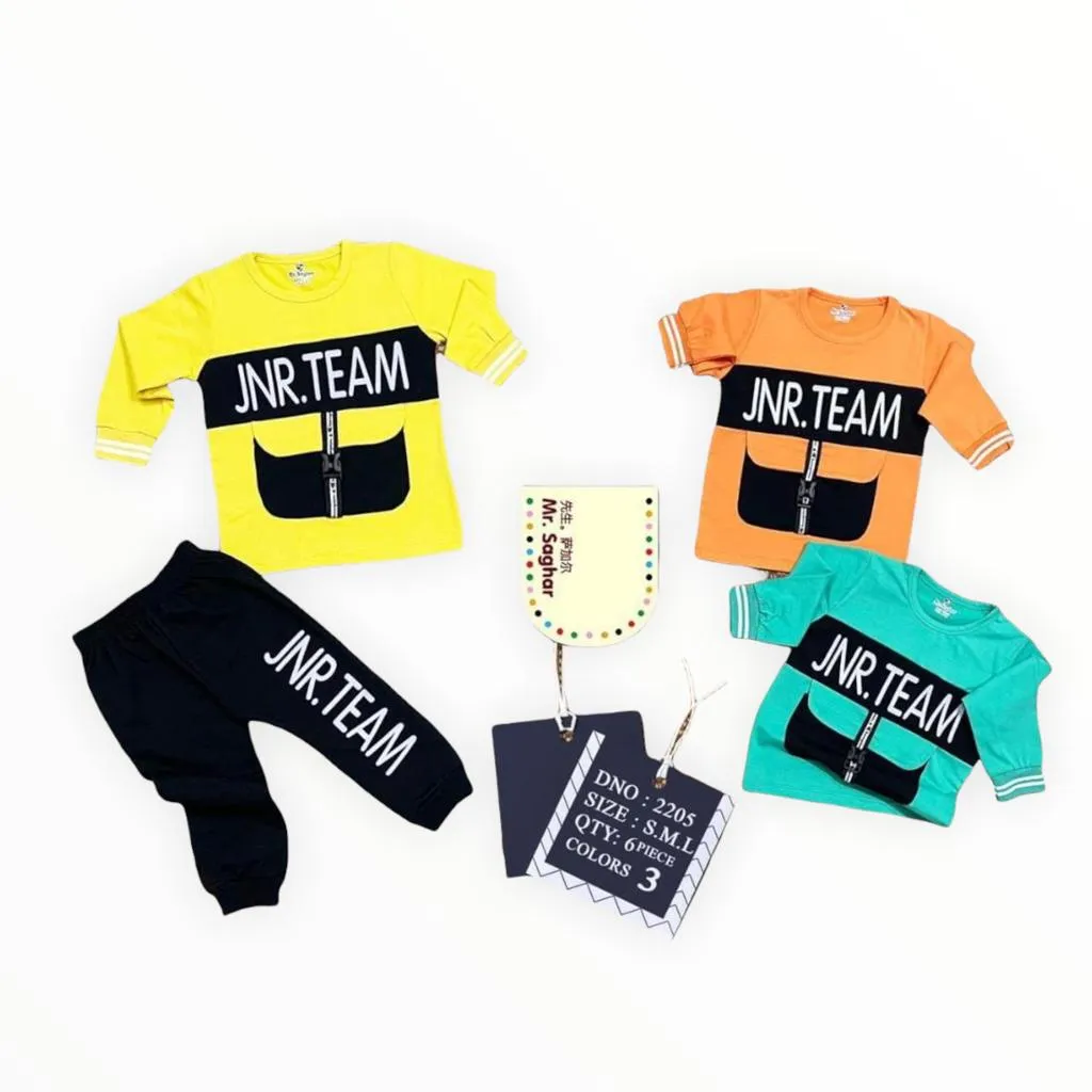 Baby Boy Track Suit Full Sleeves Dress For Winter JNR TEAM