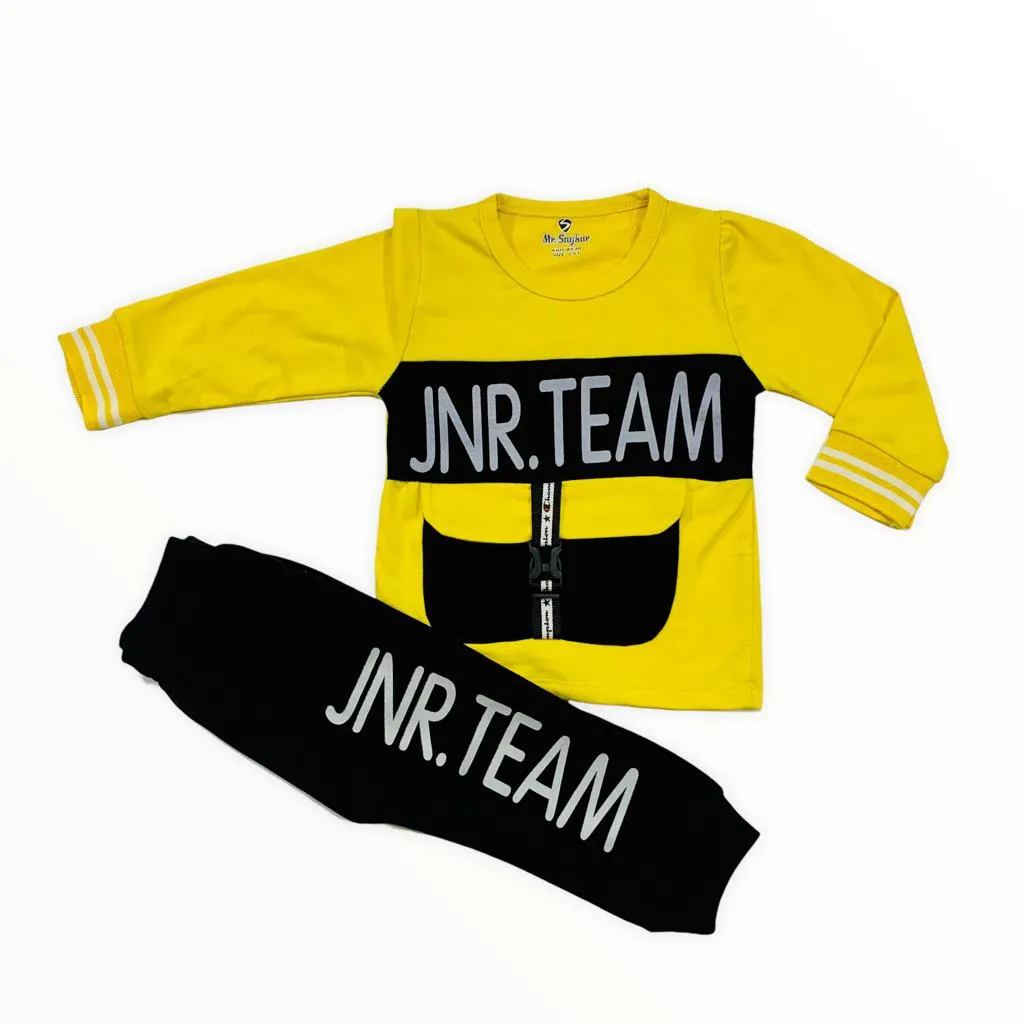 Baby Boy Track Suit Full Sleeves Dress For Winter JNR TEAM