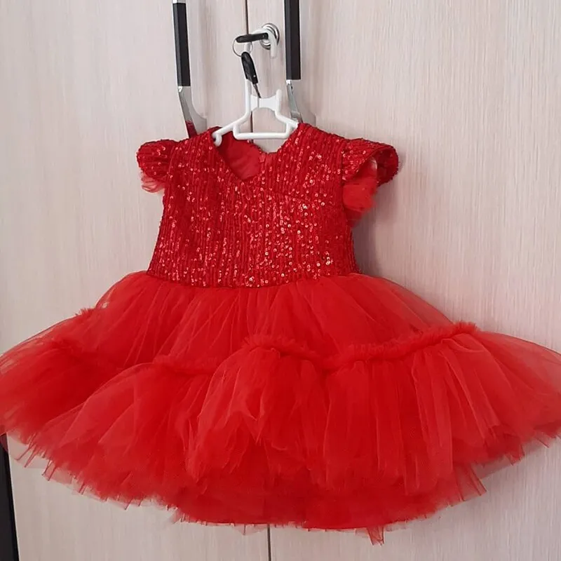 Baby Clothes for Girls Toddler Kids Wedding Princess Gown Girl Elegant Birthday Dress Tulle Bridesmaid Evening Party Dresses