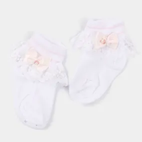 Baby Cotton Lace Frill Socks | 4M 