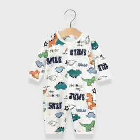 Baby Dinosaur Cozy Pajamas Romper