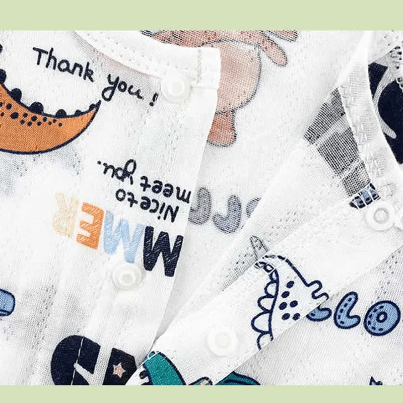 Baby Dinosaur Cozy Pajamas Romper