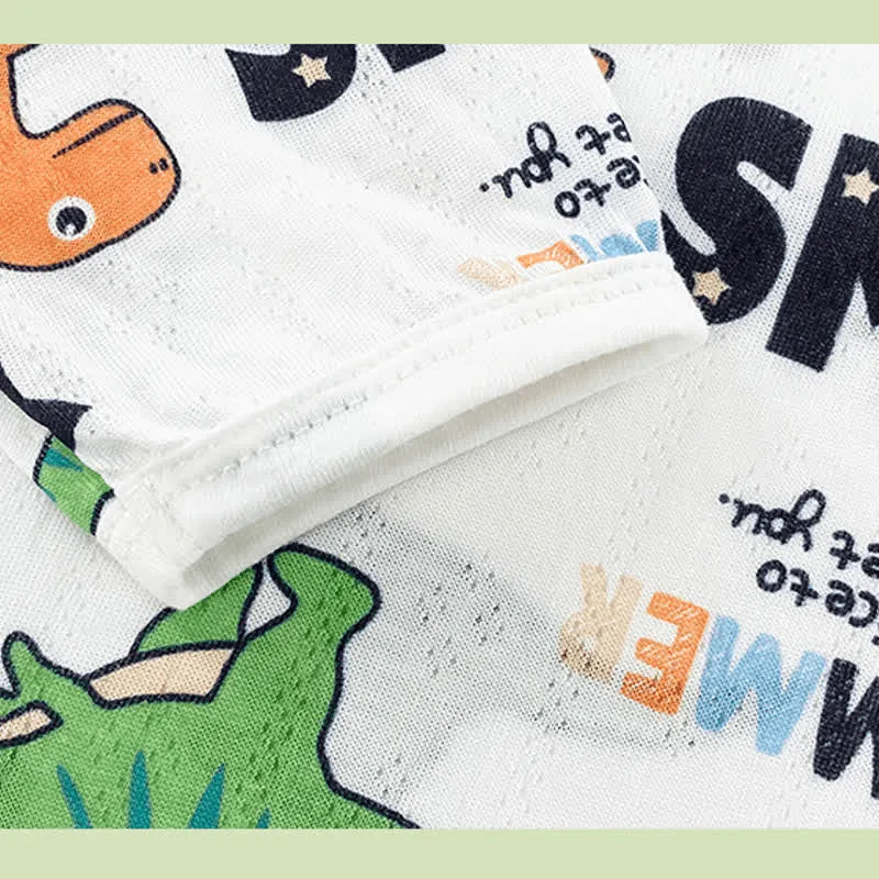 Baby Dinosaur Cozy Pajamas Romper