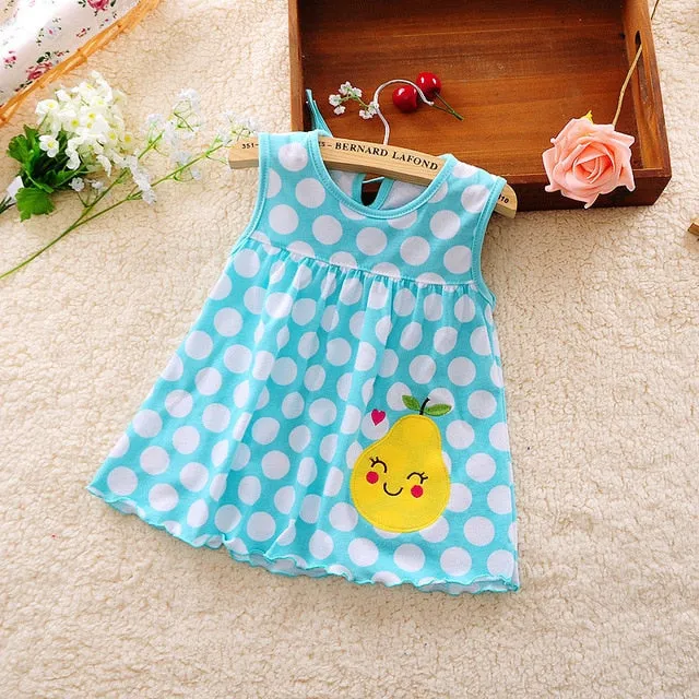 Baby Dress Summer New Girls Fashion Infantile Dresses Cotton