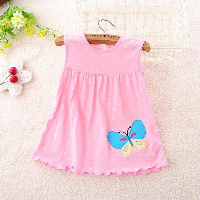 Baby Dress Summer New Girls Fashion Infantile Dresses Cotton