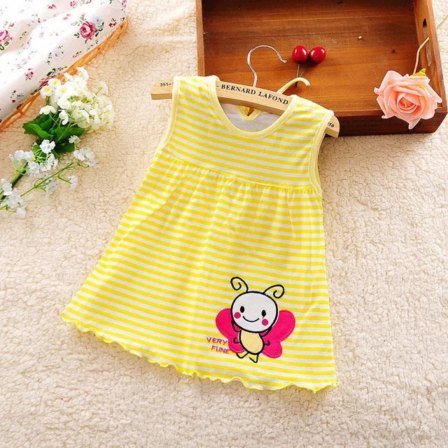 Baby Dress Summer New Girls Fashion Infantile Dresses Cotton