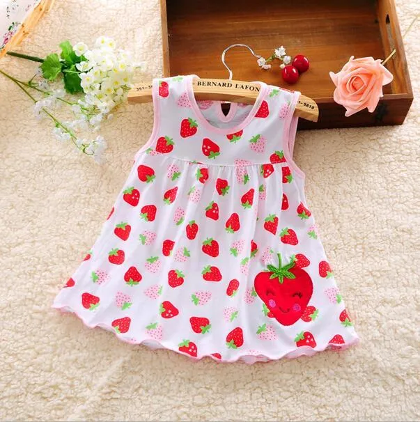 Baby Dress Summer New Girls Fashion Infantile Dresses Cotton