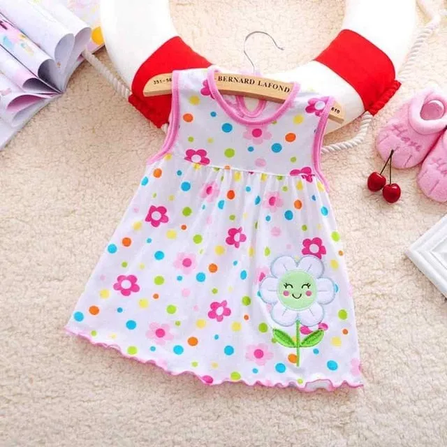 Baby Dress Summer New Girls Fashion Infantile Dresses Cotton