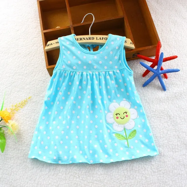 Baby Dress Summer New Girls Fashion Infantile Dresses Cotton