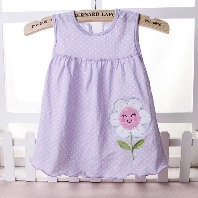 Baby Dress Summer New Girls Fashion Infantile Dresses Cotton