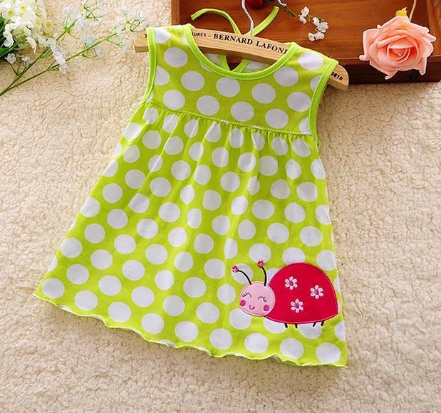Baby Dress Summer New Girls Fashion Infantile Dresses Cotton