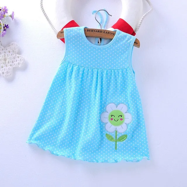 Baby Dress Summer New Girls Fashion Infantile Dresses Cotton