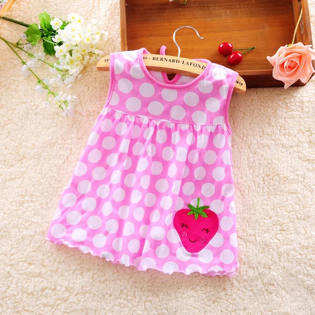 Baby Dress Summer New Girls Fashion Infantile Dresses Cotton