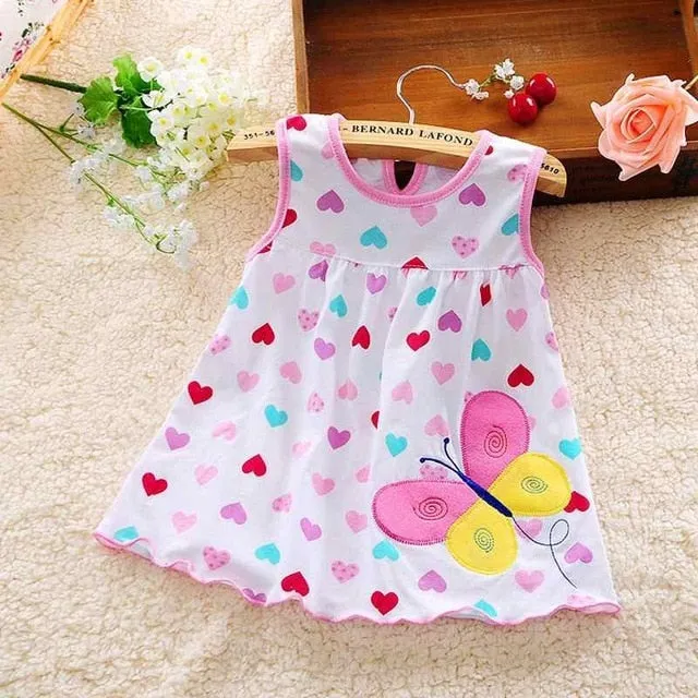 Baby Dress Summer New Girls Fashion Infantile Dresses Cotton