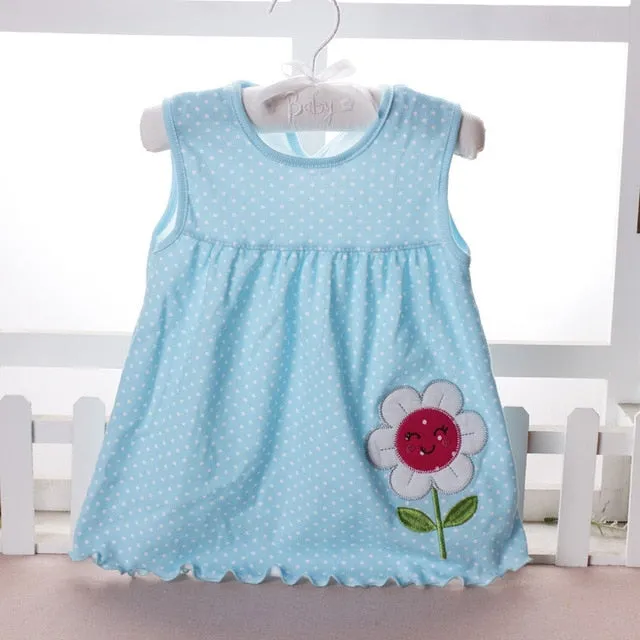 Baby Dress Summer New Girls Fashion Infantile Dresses Cotton