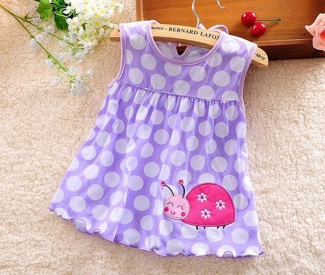 Baby Dress Summer New Girls Fashion Infantile Dresses Cotton