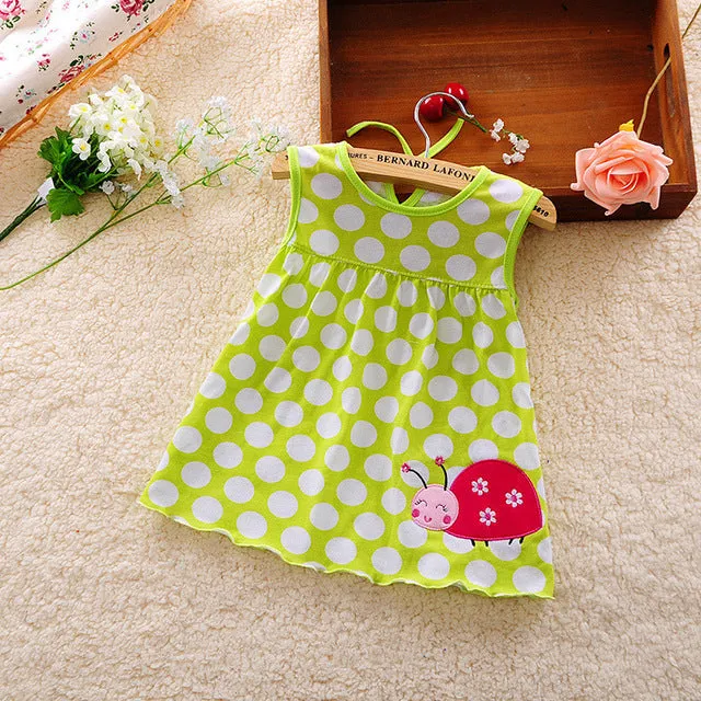 Baby Dress Summer New Girls Fashion Infantile Dresses Cotton