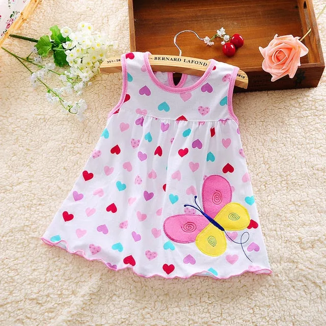 Baby Dress Summer New Girls Fashion Infantile Dresses Cotton