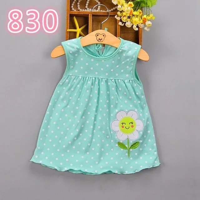 Baby Dress Summer New Girls Fashion Infantile Dresses Cotton