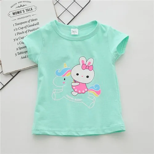 Baby Girl T Shirts Tops Cotton  2019 Casual