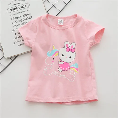 Baby Girl T Shirts Tops Cotton  2019 Casual
