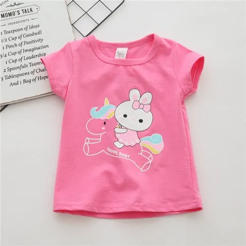 Baby Girl T Shirts Tops Cotton  2019 Casual