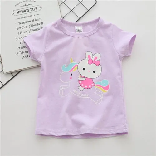 Baby Girl T Shirts Tops Cotton  2019 Casual