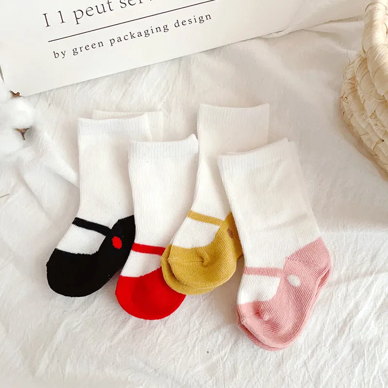 Baby Girls Cotton Knitted Socks