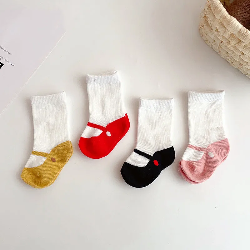 Baby Girls Cotton Knitted Socks