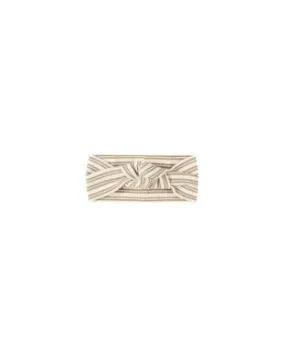 Baby Headband | Ribbed KNotted - Golden Stripe | Quincy Mae