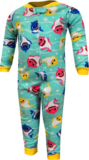 Baby Shark Ocean Vibes Cotton Infant Sleeper One Piece Pajamas