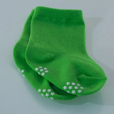 Baby Socks Blue Grip Soles