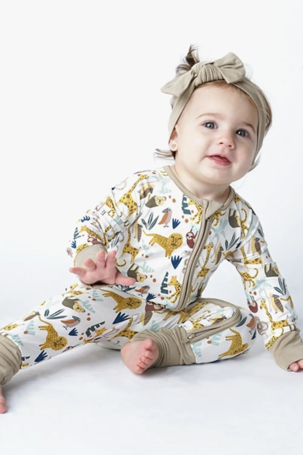 Bamboo Sleeper Pajamas - Jungle Friends